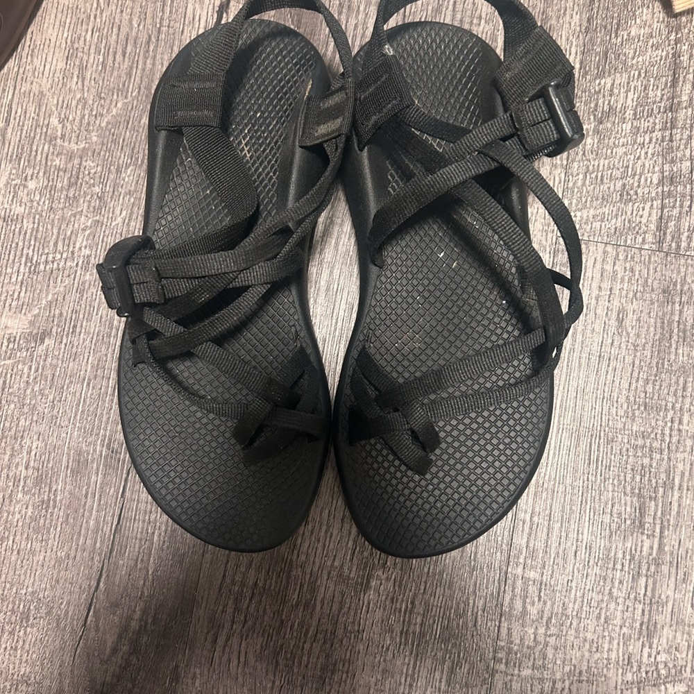 Chaco Women's Black Strappy Sport Sandals